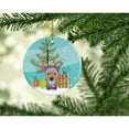 thumbnail image 2 of Christmas Tree and Yorkie Puppy Ceramic Ornament, 2 of 3