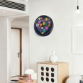 thumbnail image 6 of Indoor 12' Voice-Activated Luminous Decoration Wall Clock With LED Night Light Hand-drawn Style, 6 of 8