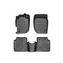 WeatherTech Custom Fit FloorLiners compatible with 1998-2002 Honda Accord - 1st & 2nd Row, Black