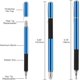 thumbnail image 2 of 2 lápices ópticos para pantallas táctiles, lápiz capacitivo de alta sensibilidad y punta fina, lápiz óptico universal con disco transparente para iPhone X/8/8plus, iPad/iPad Pro/iPad Mini y, 2 of 5