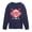 NAVY, variant on - Baseball Cleveland Long Sleeve Graphic T-Shirt