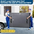 thumbnail image 5 of Mattress Bag for Moving and Storage, Cali-King Size - Extra Thick Cover With 8 Handles and Zipper, Heavy Duty, Reusable, 5 of 7