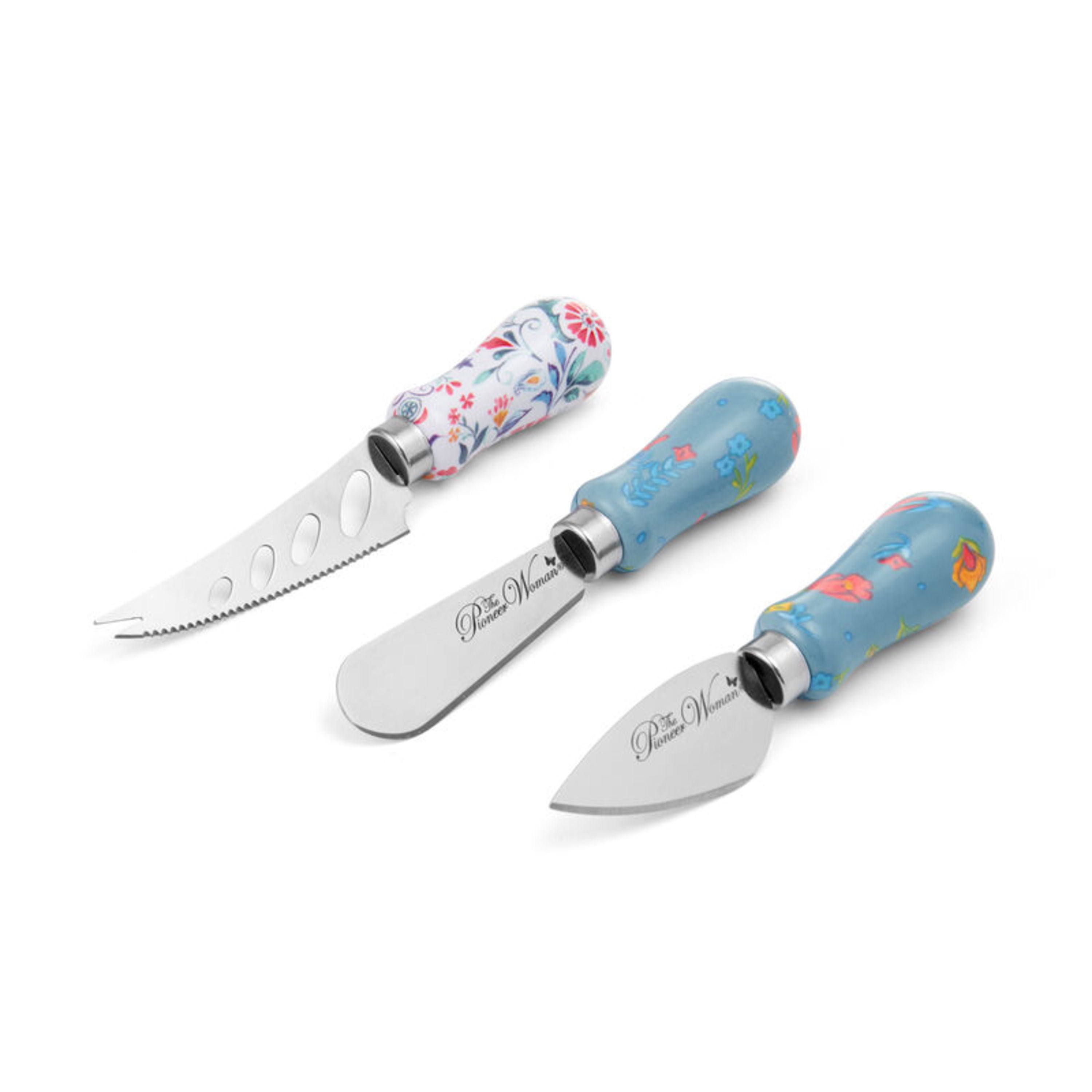 Pioneer Woman Kitchen Cheese Knife Set Charcuterie Cheerful Rose