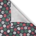 thumbnail image 5 of Ambesonne Grunge Grommet Curtain, Brushed Floral Design, 50" x 72", Dark Taupe Sea Green, 5 of 6