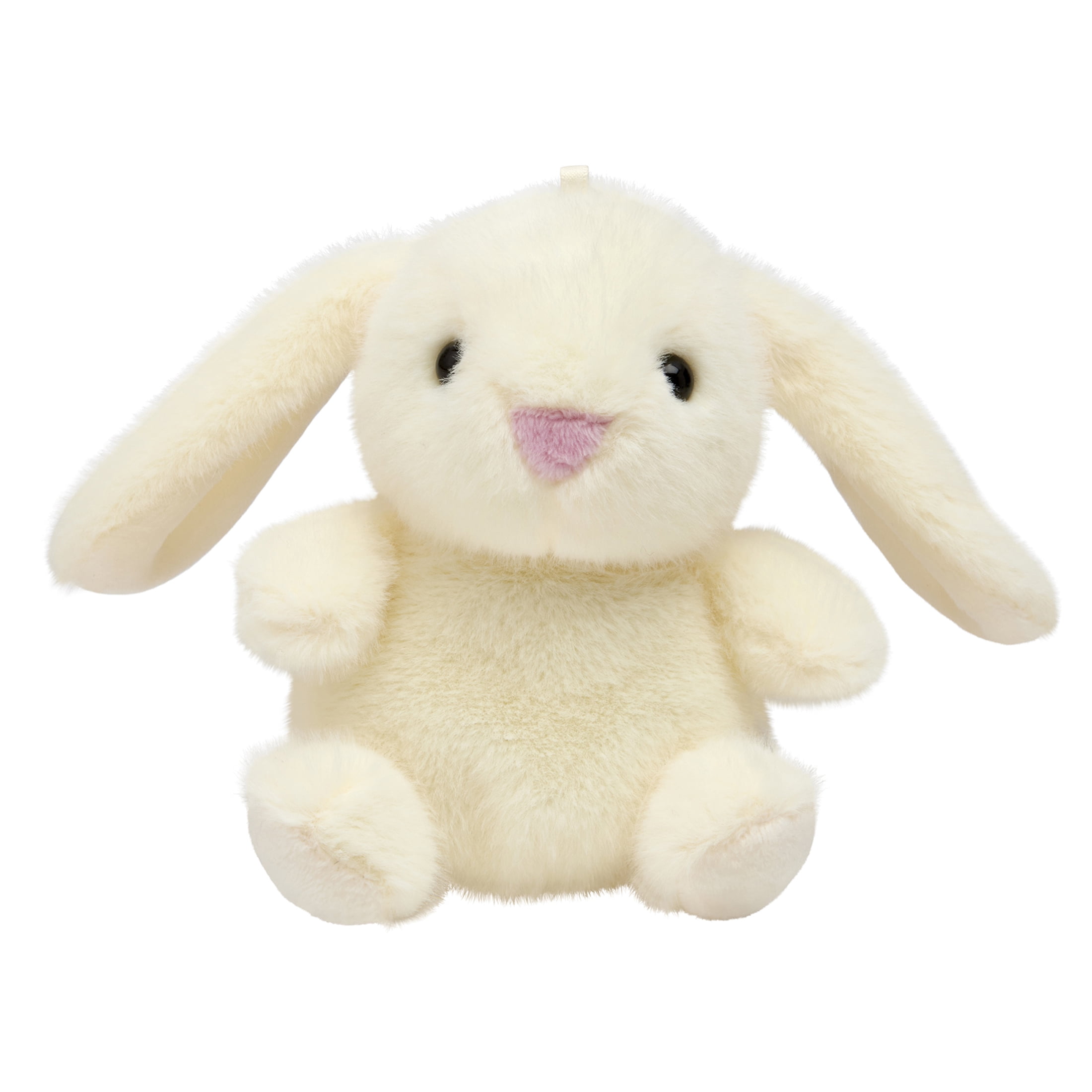 Buttercups Bunny Plush Toy 4.5 inch – Small Stuffed Animal for Kids, Soft White Bunny, Mini Plush Gift