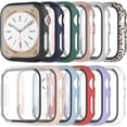 thumbnail image 1 of [12 Pack] Case Compatible with Apple Watch Series 3 Series 2 42mm with Tempered Glass Screen Protector, Overall Bumper Hard Ultra-Thin Protective Cover for iwatch 42mm Accessories, 1 of 5