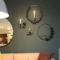 thumbnail image 4 of Candelabro de Metal de estilo nórdico, candelabro geométrico, candelabro circular, decoración de pared para el hogar, 4 of 6