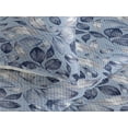 thumbnail image 3 of Ambesonne Leaf Print Quilted Bedspread Set 3 Pcs, Watercolor Nature Leaves, Queen, Lavender Blue and Dark Indigo, 3 of 4