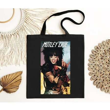 vintage EverFind Nikki Sixx Uni Cotton Tote Bag Gift For Birthday S- Christmas Gift Bag  er  Hoodie-TH41127