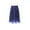 L-Navy, variant on Women's High-Waist Flowy Midi Skirt with Layered Tulle for Parties and Special Events, Asymmetrical Party Skirt for a Dramatic Look, Apparel for Ladies,Orange Large