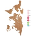 thumbnail image 1 of Minkissy pin board world map for office Cork Board World Map for Work 1 Set, 1 of 4