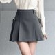 thumbnail image 1 of Nuevo vestido mini de primavera 2024 para mujer, falda irregular plisada de corte A, falda compacta a juego de moda pequeña para damas, 1 of 4