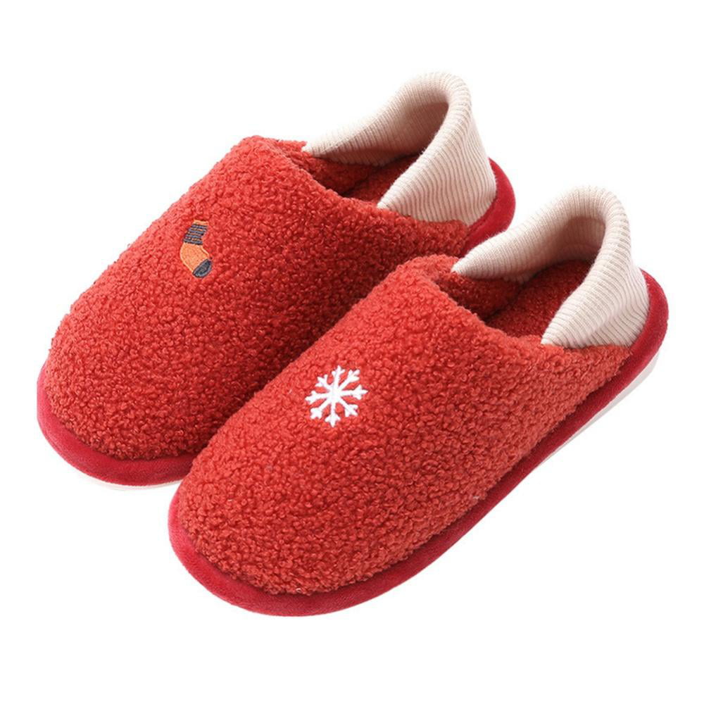 Mens Memory Foam Soft House Slippers Faux Fur Lining Indoor Comfort Slippers