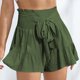 thumbnail image 3 of Gibobby faldas de lentejuelas para mujer con volantes y tiras para mujer con culottes casuales de moda drapeados(Verde, S), 3 of 5