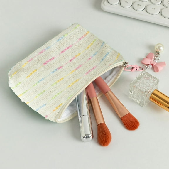 Portable Small Fresh Coin Purse, Women's Portable Lipstick Storage Bag, Portable Cosmetic Bag, Toiletry Handbag, Candy Colored Storage Bag, Mini Portable Wallet, Makeup Bag