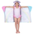 thumbnail image 2 of Toalla con capucha Care Bears Franco Kids, algodón suave, 60 x 120 cm, 2 of 8
