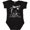 AB-Black, variant on Great White Shark Jumping in White Boys or Girls Baby Bodysuit