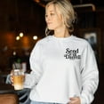 thumbnail image 6 of Send it to Darrell Crewneck Sweatshirt - Lala Ke.nt Sweatshirt; Vander.pump Rules Sweater, 6 of 6