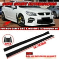 thumbnail image 1 of For Universal Side Skirt Body Kit Extensions RockerPanel Splitters(2/2.2M), 1 of 16