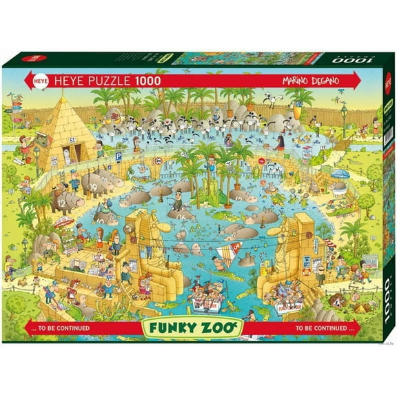 Heye Puzzle 1000 pieces - Nile Habitat Degano