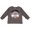Charcoal, variant on Inktastic 3rd Birthday Party Girl Fox Girls Long Sleeve Toddler T-Shirt
