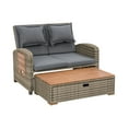 thumbnail image 5 of Greemotion Bahia Tobago Solid Teak Wood Outdoor Modular Daybed in Brown/Natural, 5 of 5