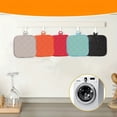 thumbnail image 4 of QUTETN 12-Piece Quilted Heat-Resistant Pot Holders – Assorted Colors, Square Insulation Pads with Hanging Loop for Kitchen, Dining & Baking – Washable Tabletop Protectors, 4 of 8