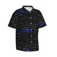 thumbnail image 2 of Haiem Mathematica Science Printed Hawaiian Shirt for Men - Men’s Casual Beach Summer Shirts - Stretch Fabric with Modern Fit-X-Large, 2 of 9