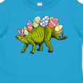 thumbnail image 4 of Inktastic Easter Bunny Stegosaurus with Eggs and Pink Ears Boys or Girls Toddler T-Shirt, 4 of 5