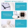 thumbnail image 2 of Bathroom waterproof cord clock kitchen bathroom wall clock living room fashion, 2 of 4