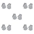 thumbnail image 2 of Guardurnaity 1 par de guantes para niños Estilo simple Cubiertas cómodas para calentar las manos Guante de punto de color sólido para niños Type2 NO2, 2 of 6