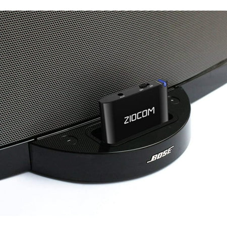 ZIOCOM [Upgrade] 30 Pin Bluetooth Adapter Audio Receiver for Bose iPod iPhone SoundDock and Other 30 Pin Dock Speakers,