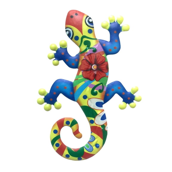 kayannuo Garden Decor Garden House Lizard Art Outdoor Garden Backyard Metal Animal Decoration Gift Patio Decor