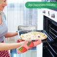 thumbnail image 7 of Cute Strawberries Oven Mitts 2 Pcs Pot Holders Sets Heat Resistant for Kitchen Cooking Baking 7"x9.8", 7 of 7