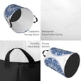 thumbnail image 2 of Daiia Blue Watercolor Round Laundry Basket with Handles Thickened Waterproof Circular hamper,Dirty Clothes Storage Basket for Bedroom,Bathroom,College Dorm-, 2 of 6