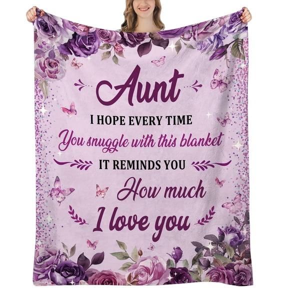 Aunt Gift Blanket The Best Gift Blanket for Aunt Birthday Gifts for Aunt The Best Aunt Gift Ever Aunt Gifts from Birthday Gifts Aunt Christmas Gifts Aunt Halloween Thanksgiving Blanket Gifts