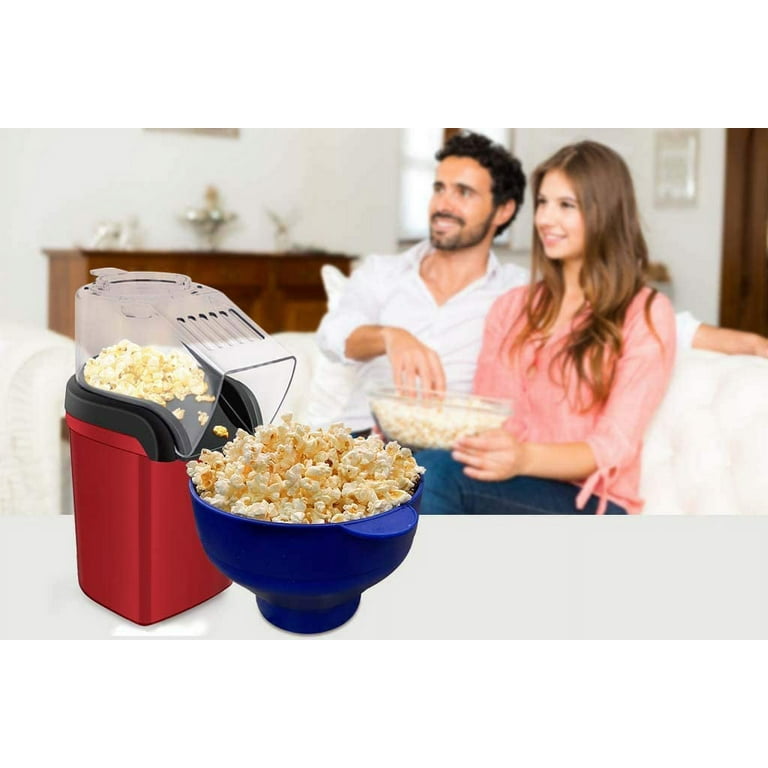 Hot Air Popcorn Popper, Electric Popcorn Maker, Mini Popcorn