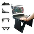 thumbnail image 2 of Folding Laptop Stand Lap Desk, Portable & Mini Computer Stand Laptop Desk for Travel and Home Office, Ergonomic Design, 2 of 5