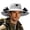 Light Gray, variant on Solar Fan Hat, UPF 50 Wide Brim Sun Hat with 2 Fans, Solar & USB Rechargeable, 3 Speeds for Fishing/Camping/Hiking/Gardening