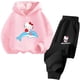 thumbnail image 2 of Conjunto de sudadera con capucha de Hello Kitty Kuromi para niños, juego de dibujos animados para niños, traje de camión de primavera y otoño, sudadera de manga larga, lindas sudaderas con capucha par, 2 of 5
