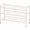 White, variant on 3-Tier Stackable Shoes Rack Storage Shelf, Bronze