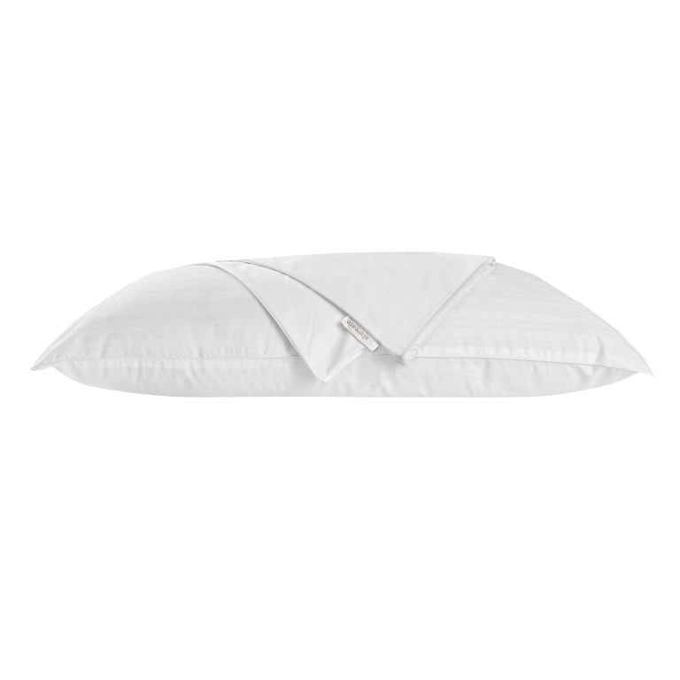 AllerEase Hot Water Washable Pillow Protector, King, 2-Pack photo 2