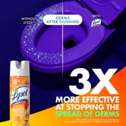 Lysol Brand New Day Disinfectant Spray, Sanitizing and Antibacterial Bathroom Spray, Deodorizer, Mango & Hibiscus, 19 oz