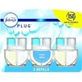 thumbnail image 1 of Odor-Fighting Fade Defy PLUG Air Freshener Refill (3) .87 fl. oz. Oil Refills (Linen & Sky), Clear, 1 of 4