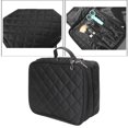 thumbnail image 4 of Estuche De Cosméticos De Viaje, Bolsa De Cosméticos De Nailon, Fácil De Limpiar, Doble Capa, Resistente Al Agua Para La Vida Diaria Del Viajero ANGGREK Otros, 4 of 8