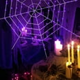 thumbnail image 5 of YouLoveIt Giant Spider Halloween Decorations Giant Spider Web Large Hairy Spider Props Scary Halloween Yard Door & Outdoor Decor Cobweb Halloween Decorations Party Favors, 5 of 8