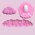 thumbnail image 2 of 3-Piece Cloud-Shaped Mouse Pad With Wrist Rest Support Desk Accessories - Soft Memory Foam Ergonomic Wrist Rests For Comfortable Typing And Gaming - For Office, Home, Laptop, Pc, 2 of 3