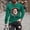 Mint Green, variant on Merry Christmas Gnome Shirt for Men Long Sleeve Animal Printing Graphic Christmas Pajamas Holiday Top T-Shirt-White S