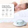 thumbnail image 2 of Máquina Sonido Ruido Blanco HoMedics Portátil Terapia de Sueño 6 Sonidos Hogar Oficina Bebé Viajes Plateado Homedics SS-2000G-AMZ, 2 of 2