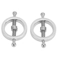 thumbnail image 1 of Metal Nipple Rings Adjust Size Rust Proof Punching Free Nipple Clamp Rings for Men and Women, 1 of 5